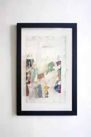 Re-creation N6 - Mixed media on plexiglass - 27x39 cm - 2018 