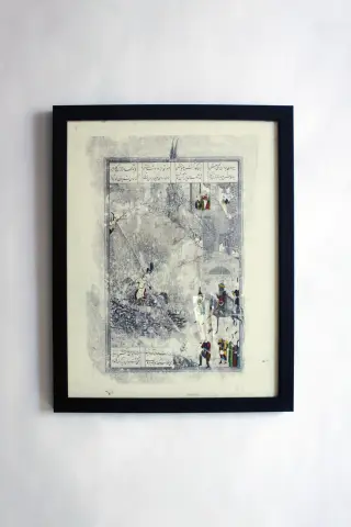 Re-creation N15- Mixed media on Linoleum - 32x41 cm - 2018