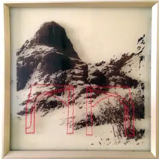 sar dar - "Spread" series - Mixed media on plexiglas - 60x60 cm - 2017